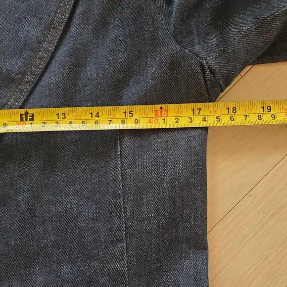 SIMKHAI ! Jasper Cinched-Waist Denim Blazer Jacket in Imperial ( US/2) - Picture 9 of 12